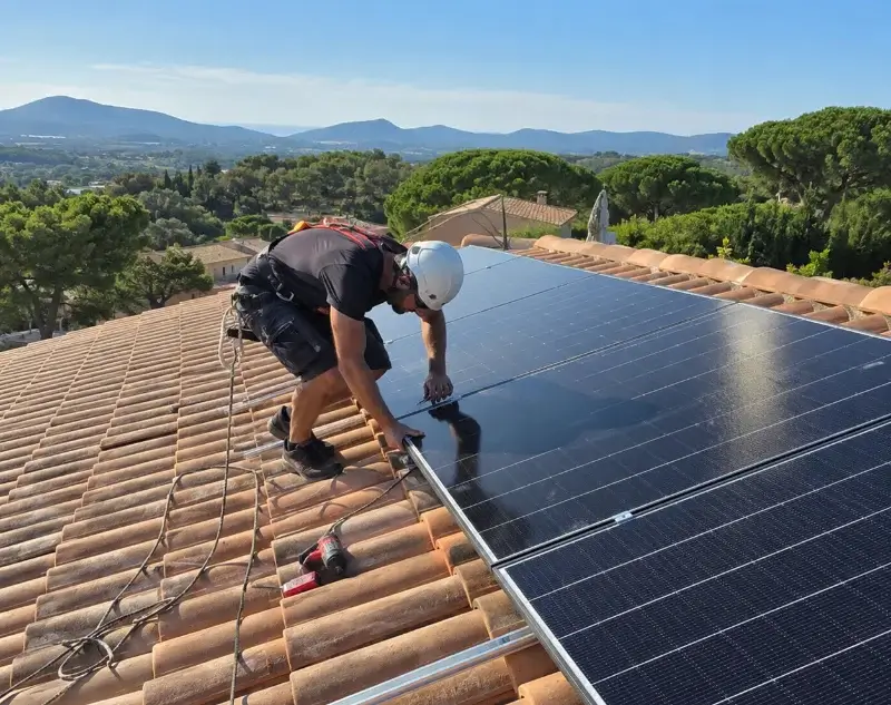 Installateur panneaux solaires Nézignan-l'Évêque — pose photovoltaïque sur toiture